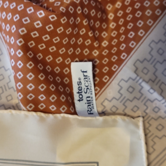 Totes rain scarf water repellent vintage - Picture 9 of 11